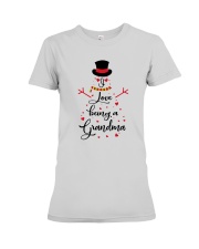 Snowman I Love Being A Grandma Shirt Premium Fit Ladies Tee thumbnail