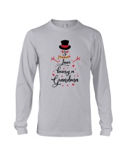 Snowman I Love Being A Grandma Shirt Long Sleeve Tee thumbnail