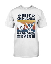 Vintage Best Chihuahua Grandpaw Ever Shirt Premium Fit Mens Tee thumbnail