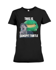 This Is Sandpit Turtle Shirt Premium Fit Ladies Tee thumbnail