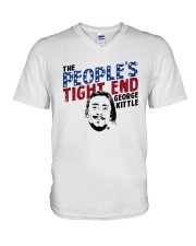 The People's Tight End George Kittle Shirt V-Neck T-Shirt thumbnail