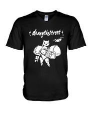 Robot Cat Danny The Street Shirt V-Neck T-Shirt thumbnail