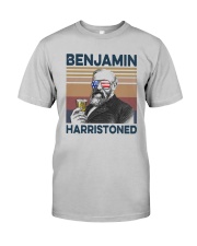 Vintage Drinking Beer Benjamin Harristoned Shirt Classic T-Shirt tile