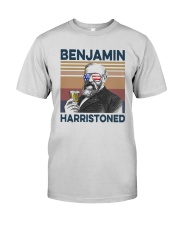 Vintage Drinking Beer Benjamin Harristoned Shirt Premium Fit Mens Tee thumbnail