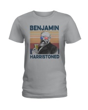 Vintage Drinking Beer Benjamin Harristoned Shirt Ladies T-Shirt thumbnail