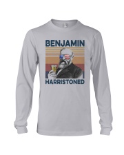 Vintage Drinking Beer Benjamin Harristoned Shirt Long Sleeve Tee thumbnail