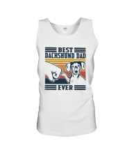 Vintage Best Dachshund Dad Ever Shirt Unisex Tank thumbnail