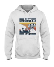 Vintage Best Dachshund Dad Ever Shirt Hooded Sweatshirt thumbnail