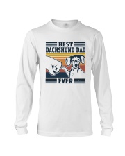 Vintage Best Dachshund Dad Ever Shirt Long Sleeve Tee thumbnail
