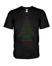 Last Christmas Tree Wham Shirt V-Neck T-Shirt thumbnail