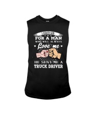 I Asked God For A Man Love Me Truck Driver Shirt Sleeveless Tee thumbnail