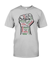 Strong Hand Fight Like Malcolm Educated Shirt Classic T-Shirt tile