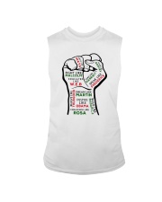 Strong Hand Fight Like Malcolm Educated Shirt Sleeveless Tee thumbnail