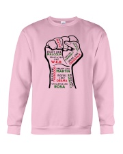 Strong Hand Fight Like Malcolm Educated Shirt Crewneck Sweatshirt thumbnail
