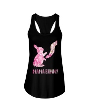 Floral Mama Bunny Shirt Ladies Flowy Tank thumbnail