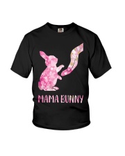 Floral Mama Bunny Shirt Youth T-Shirt thumbnail