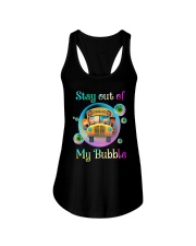 School Bus Stay Out Of My Bubble Shirt Ladies Flowy Tank thumbnail