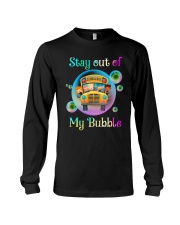 School Bus Stay Out Of My Bubble Shirt Long Sleeve Tee thumbnail