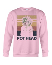 Vintage Girl Pot Head Shirt Crewneck Sweatshirt thumbnail