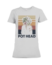 Vintage Girl Pot Head Shirt Premium Fit Ladies Tee thumbnail