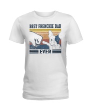 Vintage Best Frienchie Dad Ever Shirt Ladies T-Shirt thumbnail