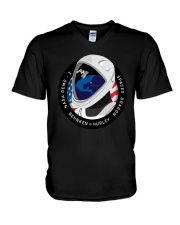 Nasa Space X Dragon Elon Musk T Shirt V-Neck T-Shirt thumbnail