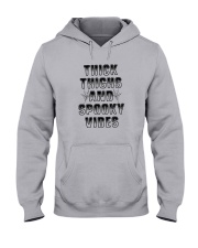 Thick Thighs And Spooky Vibes Shirt Hooded Sweatshirt thumbnail