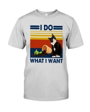 Vintage Cat I Do What I Want Shirt Premium Fit Mens Tee thumbnail