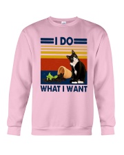 Vintage Cat I Do What I Want Shirt Crewneck Sweatshirt thumbnail
