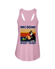 Vintage Cat I Do What I Want Shirt Ladies Flowy Tank thumbnail