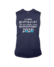 50th Birthday Quarantine T Shirt Sleeveless Tee thumbnail