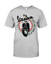 Vespa It's A Way Of Life Shirt Classic T-Shirt tile