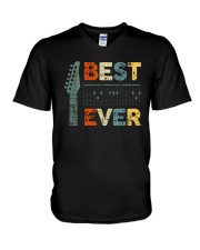 Guitar Best Dad Ever Shirt V-Neck T-Shirt thumbnail