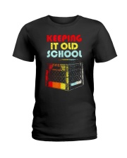 Dj Keeping It Old School Shirt Ladies T-Shirt thumbnail
