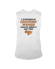 I Wonder If Chicken Wings Think About Me Too Shirt Sleeveless Tee thumbnail