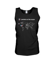 American Flag Landed On The Moon Shirt Unisex Tank thumbnail