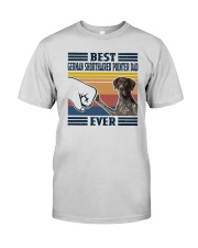 Vintage Best German Shorthaired Pointer Dad Shirt Premium Fit Mens Tee thumbnail