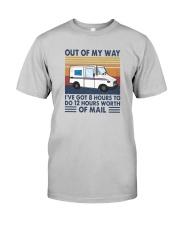 Vintage Out Of My Way Ive Got 8 Hours To Do Shirt Classic T-Shirt tile