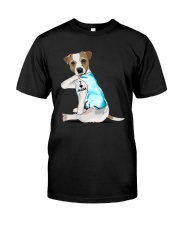 Jack Russell I Love Mom Tattoo Shirt Premium Fit Mens Tee thumbnail