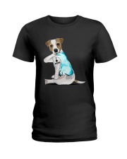Jack Russell I Love Mom Tattoo Shirt Ladies T-Shirt thumbnail
