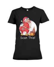 Santa Butt Scan This Shirt Premium Fit Ladies Tee thumbnail