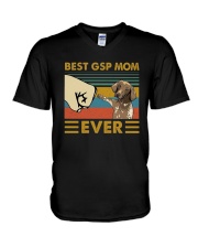 Vintage Best Gsp Mom Ever Shirt V-Neck T-Shirt thumbnail