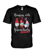 Hanging With Gnomebody Quanratinelife Shirt V-Neck T-Shirt thumbnail