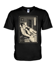 Samurai Programmer Shirt V-Neck T-Shirt thumbnail