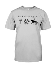 I'm A Simple Woman Like Wine Dog Horse Shirt Classic T-Shirt tile