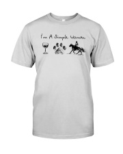 I'm A Simple Woman Like Wine Dog Horse Shirt Premium Fit Mens Tee thumbnail