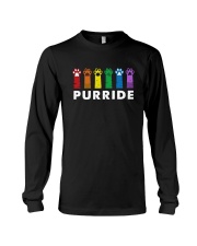 Cat Purr Lgbt Purride Shirt Long Sleeve Tee thumbnail