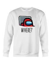 Among Us Where Shirt Crewneck Sweatshirt thumbnail