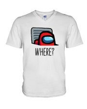 Among Us Where Shirt V-Neck T-Shirt thumbnail