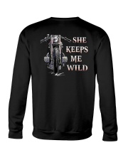Motorcycle She Keeps Me Wild Shirt Crewneck Sweatshirt thumbnail